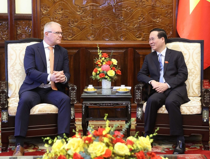 Chủ tịch nước Võ Văn Thưởng tiếp các Đại sứ các nước trình Quốc thư - 10