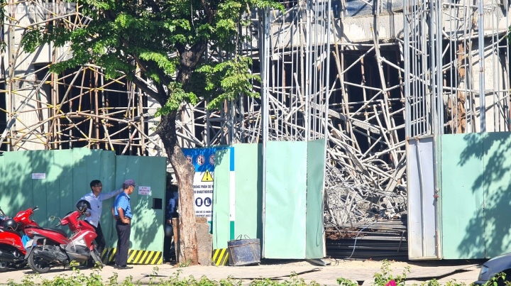 Đà Nẵng: Sập giàn giáo công trình xây dựng, 5 người thương vong - 2