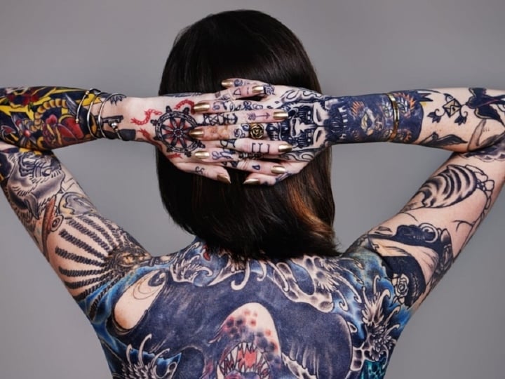 Những mẫu hình xăm tô đen cánh tay đẹp nhất  Trung Tâm Đào Tạo Việt Á