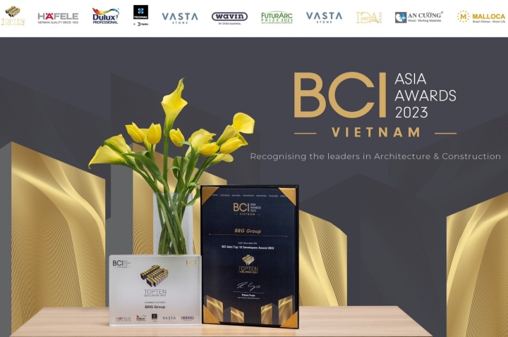 Tập đoàn BRG tiếp tục được vinh danh tại giải thưởng BCI Asia Awards 2023 - 2