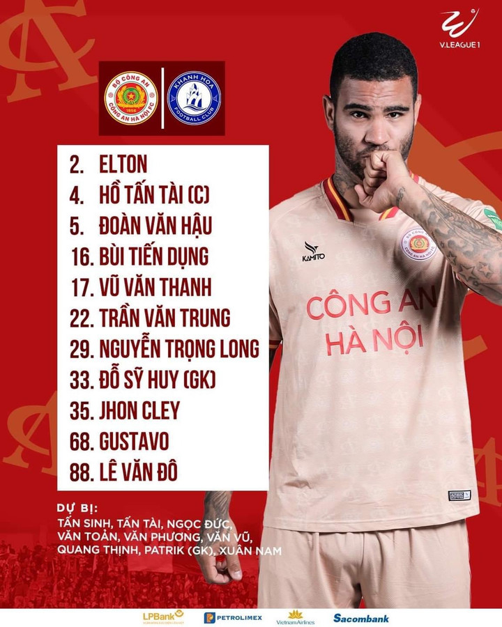 Trực tiếp bóng đá CLB Công an Hà Nội 0-0 Khánh Hoà: Văn Hậu sút dội xà ngang - 4