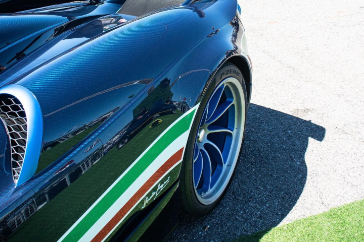 Close-up of Pagani Huayra Tricolore appearing in the 'blockbuster' Fast X - 8