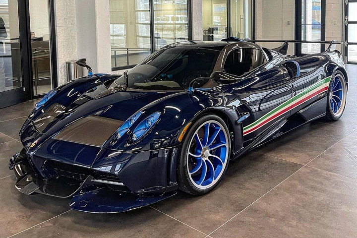 Close-up of Pagani Huayra Tricolore appearing in the 'blockbuster' Fast X - 12