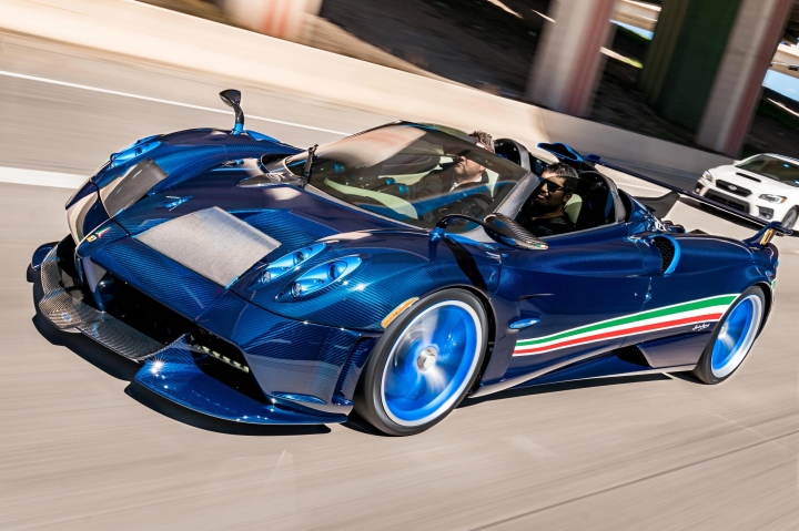 Close-up of Pagani Huayra Tricolore appearing in the 'blockbuster' Fast X - 14