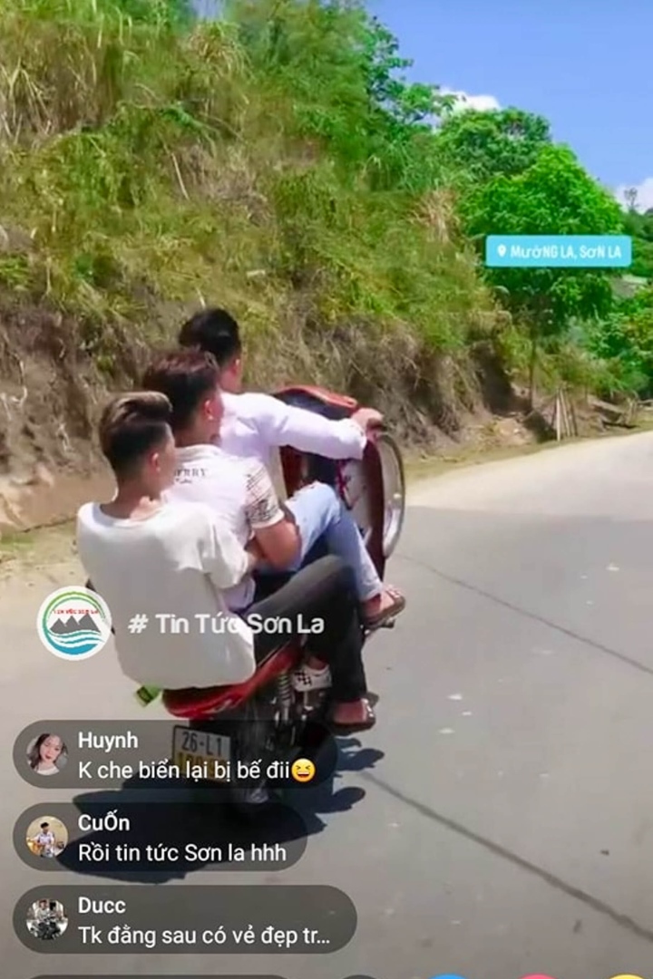 Sơn La: Tạm giữ phương tiện của thanh niên bốc đầu xe máy để quay clip - 2