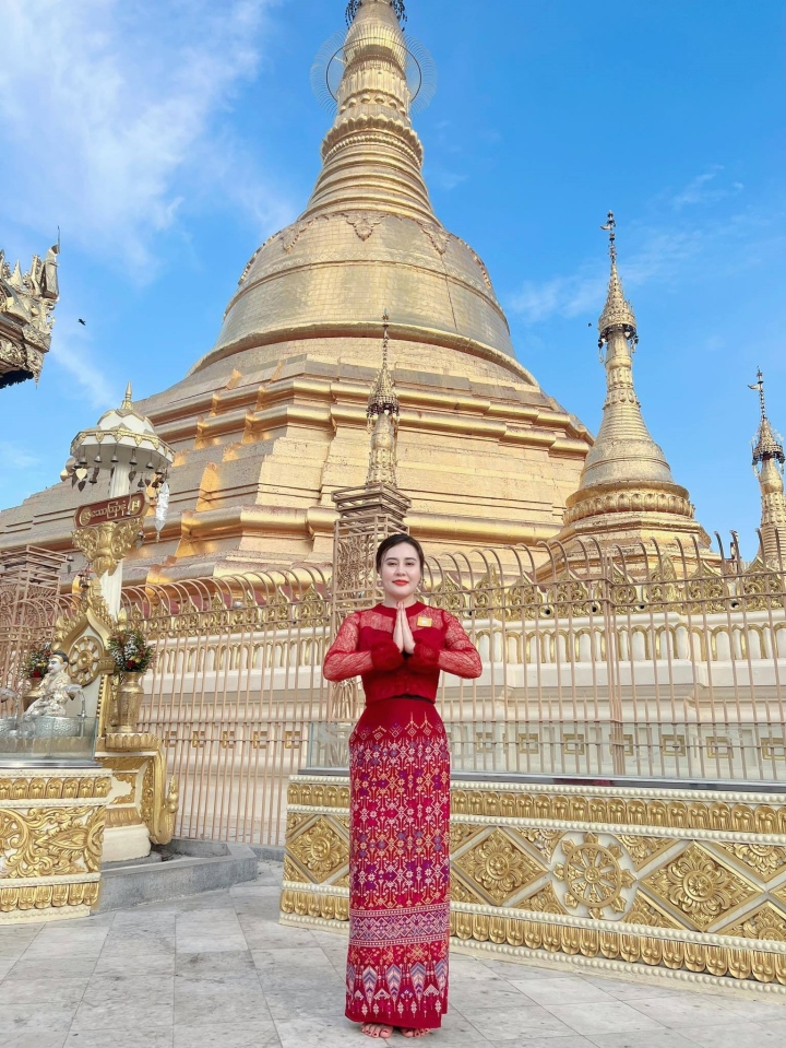 Hoa hậu Phan Kim Oanh trở lại Myanmar sau 7 tháng đăng quang - 2