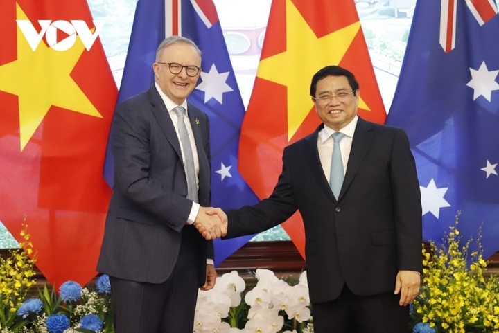 Thủ tướng Phạm Minh Chính chủ trì lễ đón chính thức Thủ tướng Australia - 6