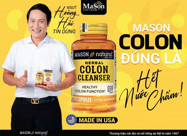 Mason Colon - Sản phẩm hỗ trợ đại tràng được NSƯT Hoàng Hải tin dùng - 1