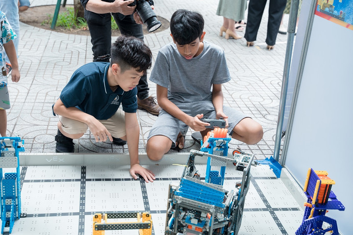 Ngày hội 'Stem X-Station': Cột mốc trưởng thành tài năng của học sinh Vinschool - 1