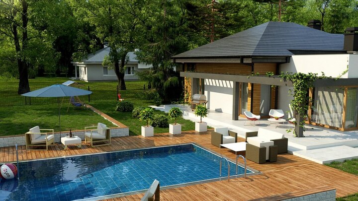 Mẫu biệt thự mini 1 tầng đẹp mắt, giá rẻ - 6