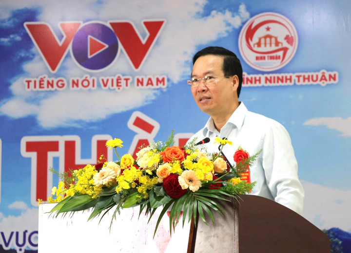 Chủ tịch nước Võ Văn Thưởng dự lễ khánh thành Đài phát sóng Nam Trung Bộ - 1