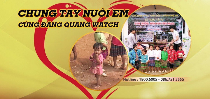 Đăng Quang Watch đồng hành cùng dự án Nuôi em - 1