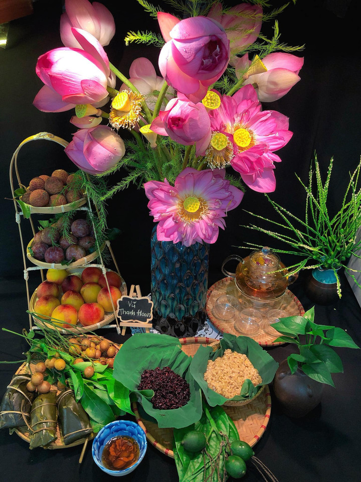 Dân mạng đua nhau khoe mâm cúng Tết Đoan ngọ đủ món ngon - 8