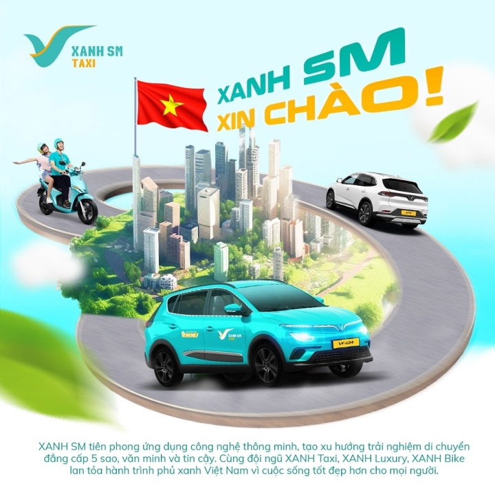 Taxi Xanh SM Cán Mốc 1 Triệu Chuyến đi Sau 10 Tuần Khai Trương