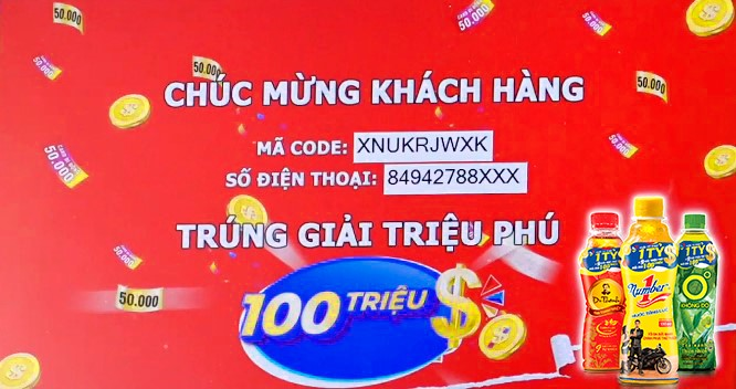 Một công nhân trúng 100 triệu đồng nhờ giải khát với Trà Xanh Không Độ - 2