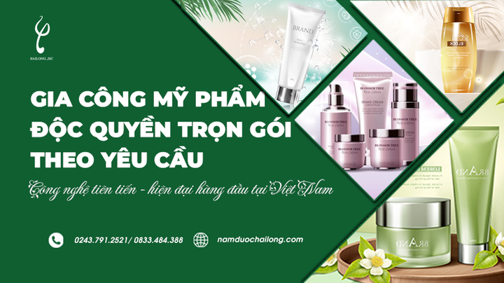 Sản xuất gia công mỹ phẩm tại Công ty Nam dược Hải Long - 1