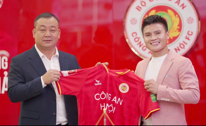 Quang Hải ra mắt CLB Công an Hà Nội - 1