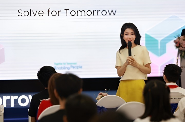 Phu nhân Tổng thống HQ dự sự kiện giới thiệu chương trình CSR Samsung - 2