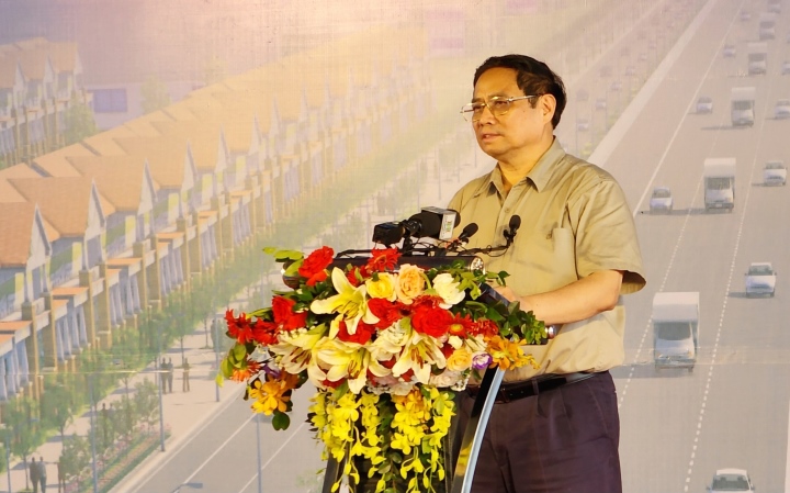 Thủ tướng Phạm Minh Chính dự lễ khởi công đường Vành đai 4 Vùng Thủ đô - 1