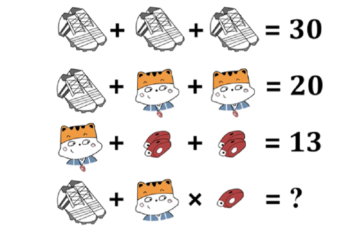 Những người có IQ cao sẽ tính ra đáp án trong vòng 10 giây.