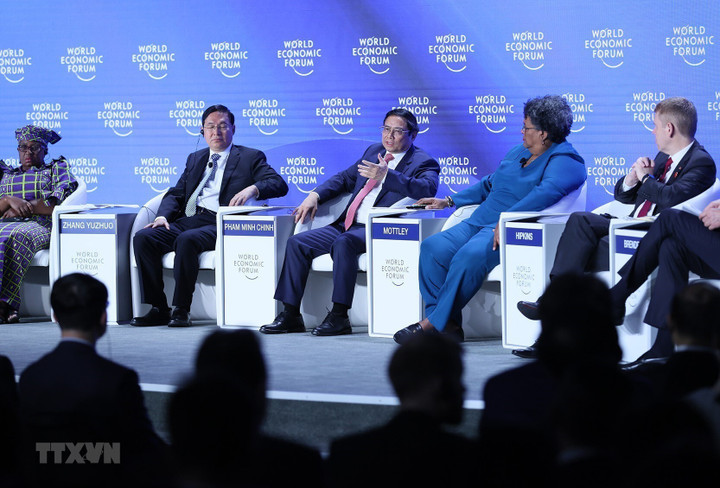 Thủ tướng Phạm Minh Chính phát biểu tại phiên toàn thể.