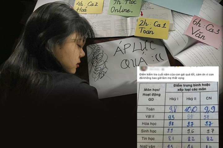 Trẻ áp lực phải học thật tốt khi được mẹ khoe thành tích trên mạng. (Ảnh minh họa)