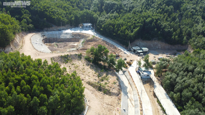 Các hạng mục dự án hầu như đã thi công kiên cố.