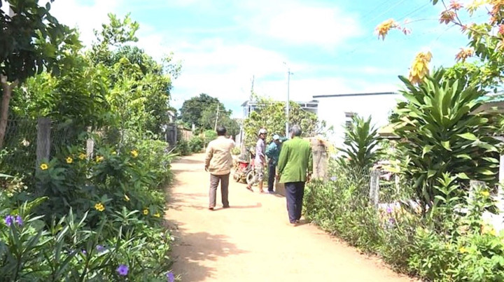 Một con đường liên thôn ở xã N’Thol Hạ. (Ảnh minh họa)