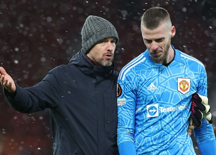 Ten Hag không hài lòng về màn trình diễn của De Gea.