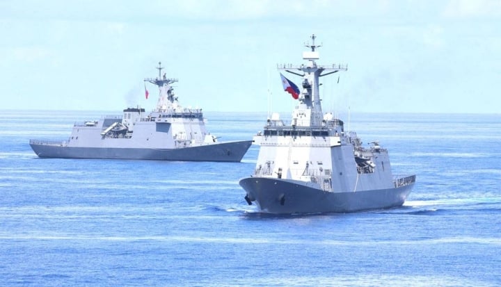 Tàu chiến hải quân Philippines.