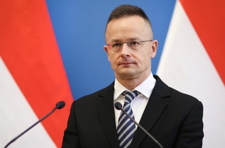 Ngoại trưởng Hungary Peter Szijjarto.