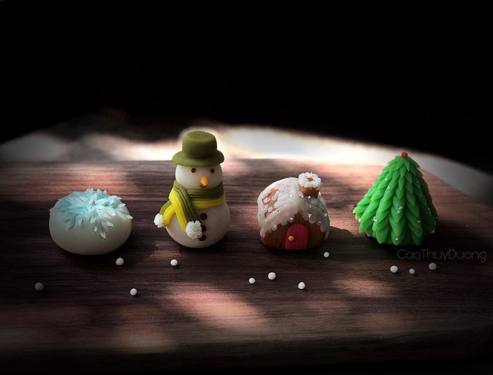 Vài mẫu bánh cho dịp Giáng sinh.