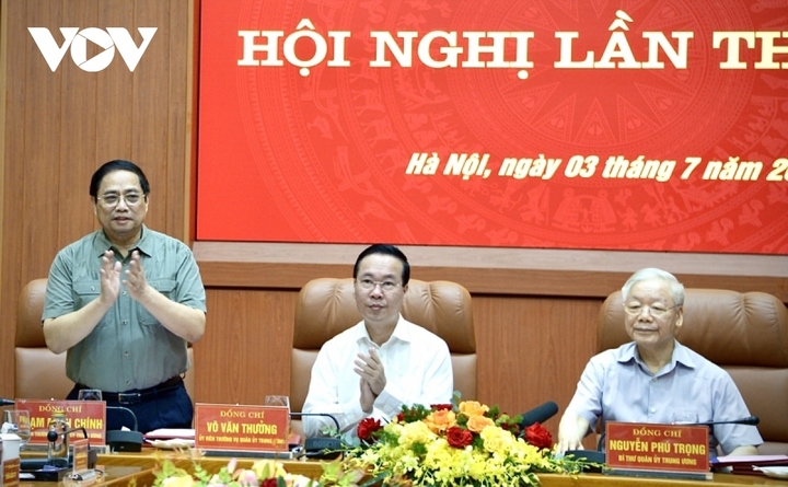 Thủ tướng Phạm Minh Chính dự Hội nghị Quân ủy Trung ương lần thứ 6, nhiệm kỳ 2020-2025.