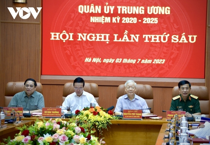 Tổng Bí thư Nguyễn Phú Trọng chủ trì hội nghị Quân ủy Trung ương 6 tháng đầu năm - 6