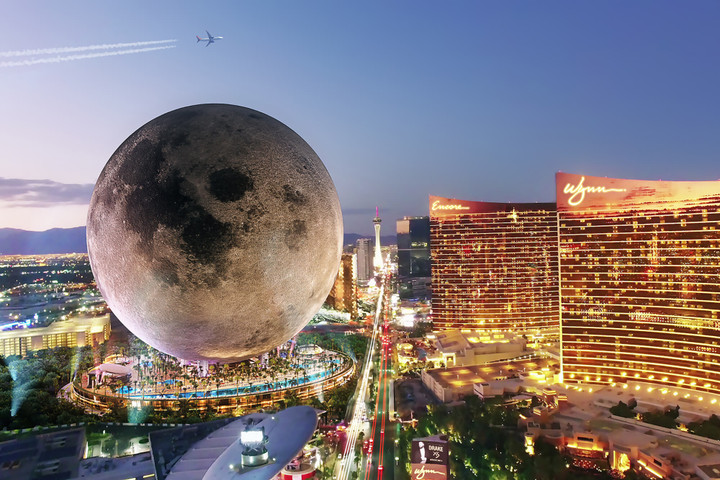 Một dự án khác của Moon World Resort tại Vegas, Mỹ với ý tưởng một khu nghỉ dưỡng-sòng bạc theo chủ đề mặt trăng. (Ảnh: Moon World Resorts)