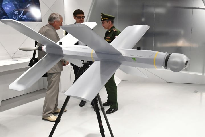 UAV “cảm tử” Lancet của Nga. (Ảnh: Gazeta)