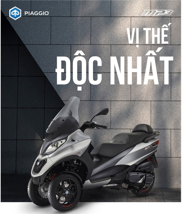 Piaggio MP3. (Ảnh: Piaggio)