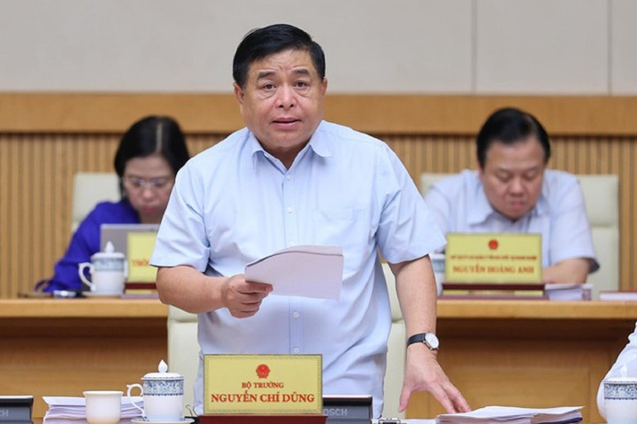 Bộ trưởng Bộ Kế hoạch và Đầu tư Nguyễn Chí Dũng khẳng định, nhiều chỉ số quan trọng dần lấy lại được đà tăng trưởng. (Ảnh: VGP/Nhật Bắc)