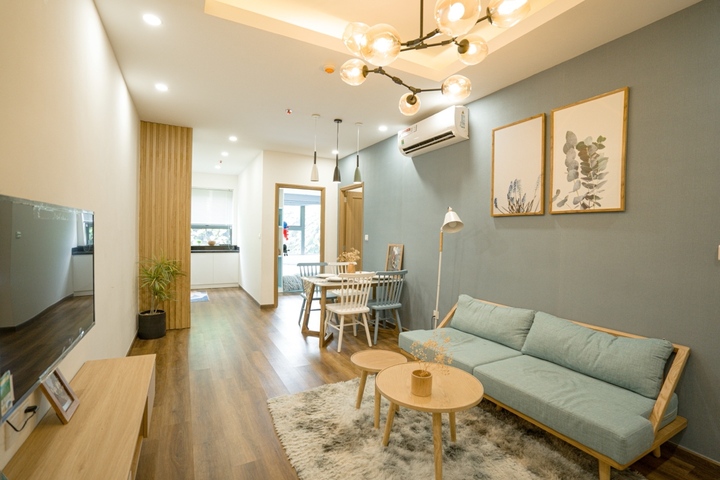 Thiết kế căn hộ hợp lý và thông thoáng.