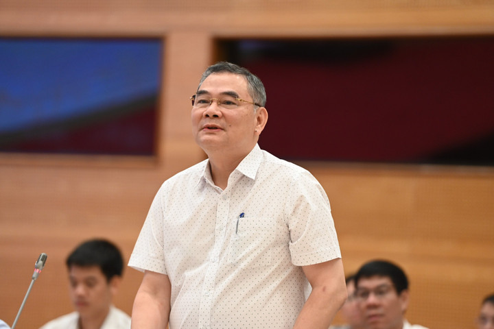 Trung tướng Tô Ân Xô, Người phát ngôn Bộ Công an thông tin tại họp báo.