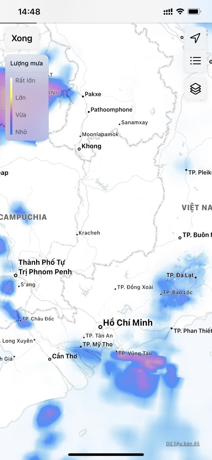 Cách kiểm tra lượng mưa ngay trên iPhone - 4