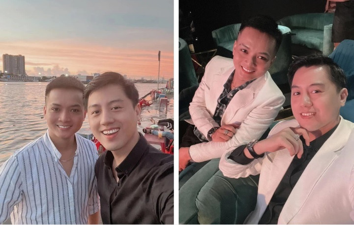 Mối tình của Huy (phải) và Quốc bắt đầu từ một quán cà phê.