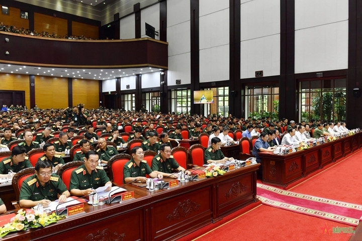 Quang cảnh hội nghị. (Ảnh: Báo Quân đội Nhân dân).