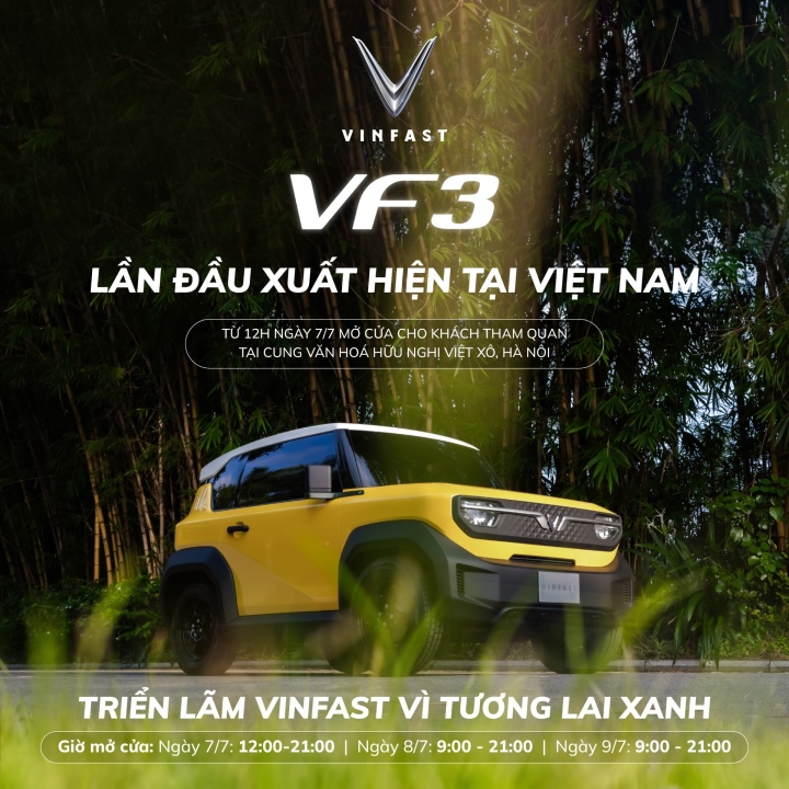 Triển lãm 'VinFast - Vì tương lai xanh” tại Hà Nội: Ra mắt bộ tứ xe điện VinFast - 2