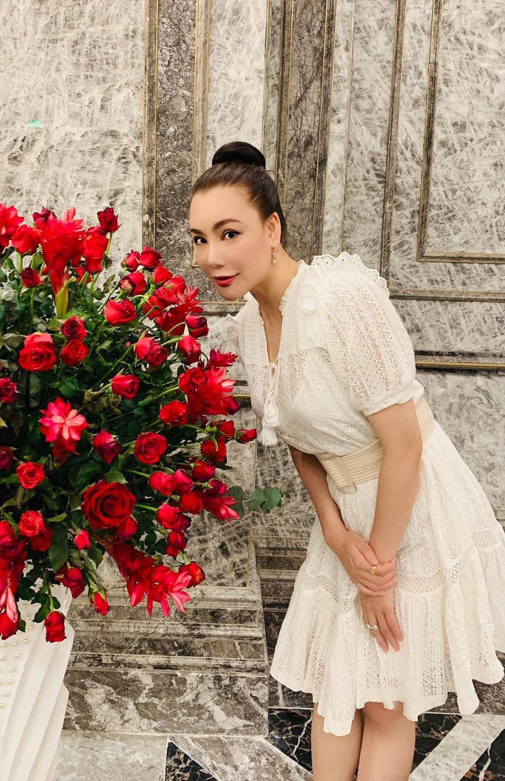 Nhan sắc của Hồ Quỳnh Hương được cho biến đổi không ngừng.