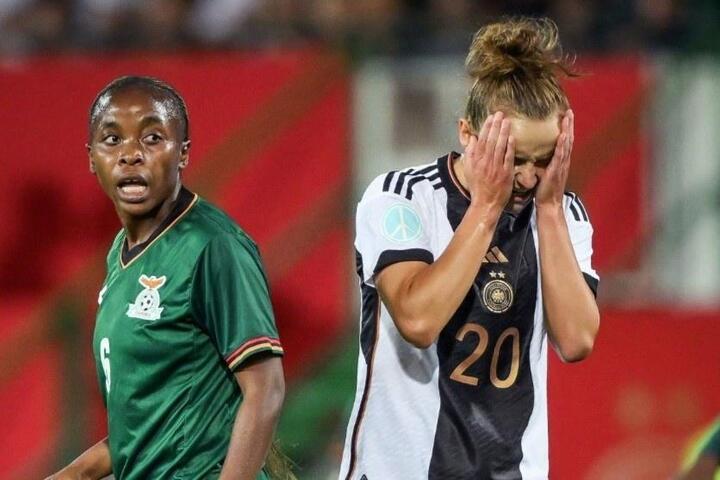 Đức chịu trận thua sốc trước Zambia.