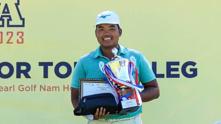 Chặng 4 VGA Junior Tour 2023: Nguyễn Đức Sơn vô địch toàn giải