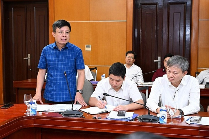 Ông Hồ Sỹ Hùng - Phó Chủ tịch Ủy ban Quản lý vốn Nhà nước tại doanh nghiệp phát biểu tại cuộc họp.