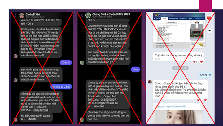 Các đối tượng sẽ mời chào phụ huynh thực hiện các nhiệm vụ để hưởng hoa hồng với lãi suất cao.