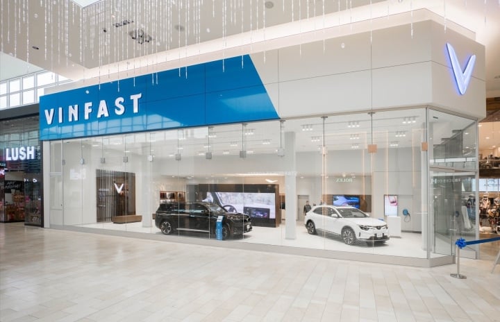 VinFast phát triển hàng loạt trung tâm kinh doanh xe điện tại Châu Âu. (Ảnh: Bảo Linh)